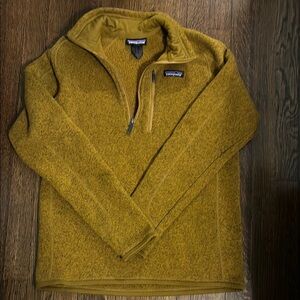 Size small Patagonia Men's Mustard Sweater